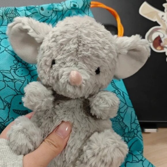 Jellycat Yummyy Mouse Soft Plush Toy Gray Stuffed Animal Toy Gift BNWT - Picture 3 of 4